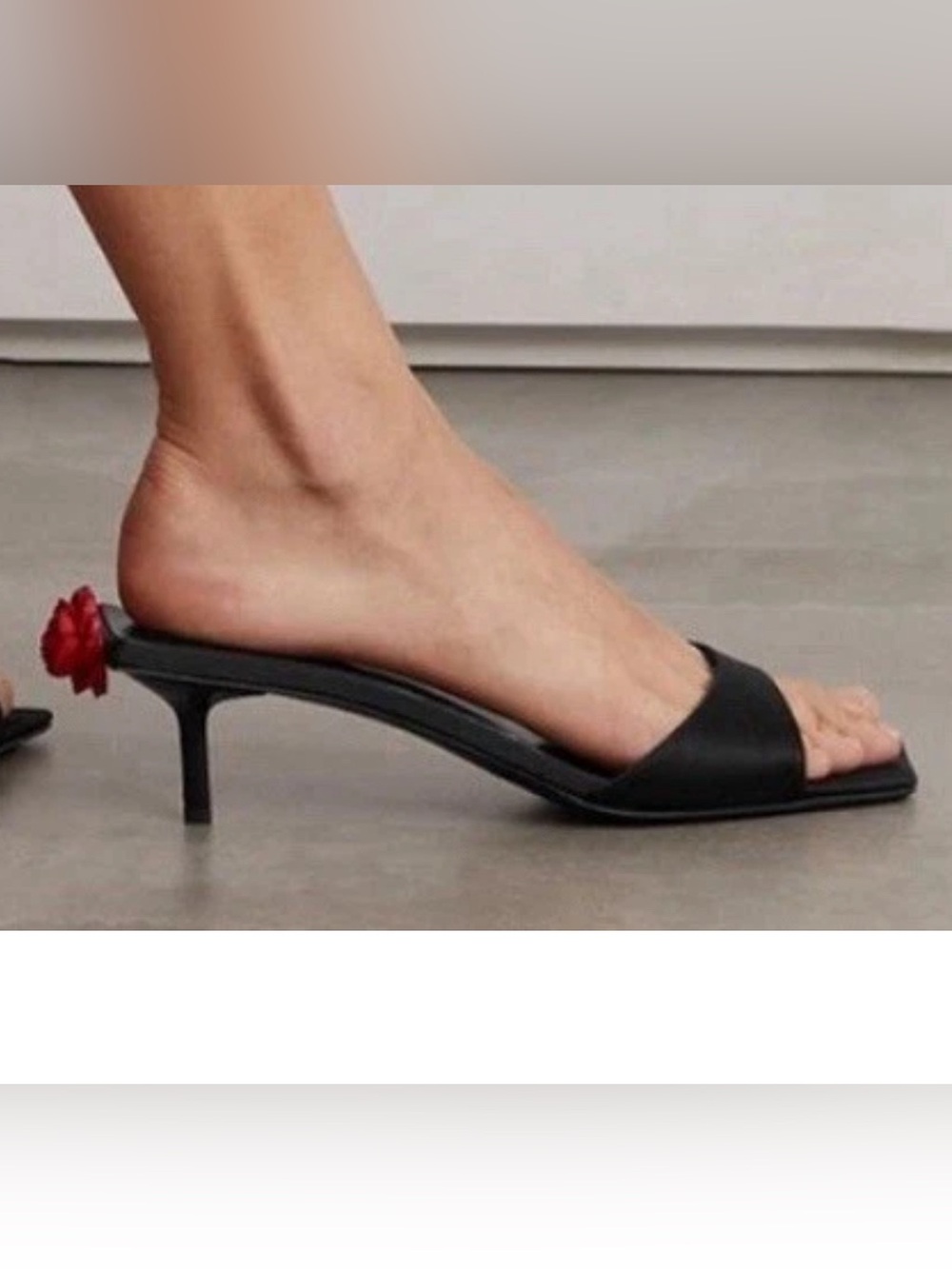 Magda Butrym Square Kitten Mule, 39
